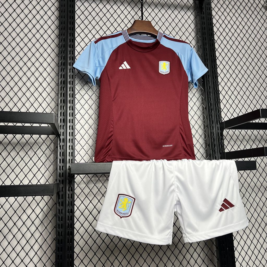 Kids Aston Villa 2024/25 Home Kit