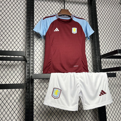 Kids Aston Villa 2024/25 Home Kit