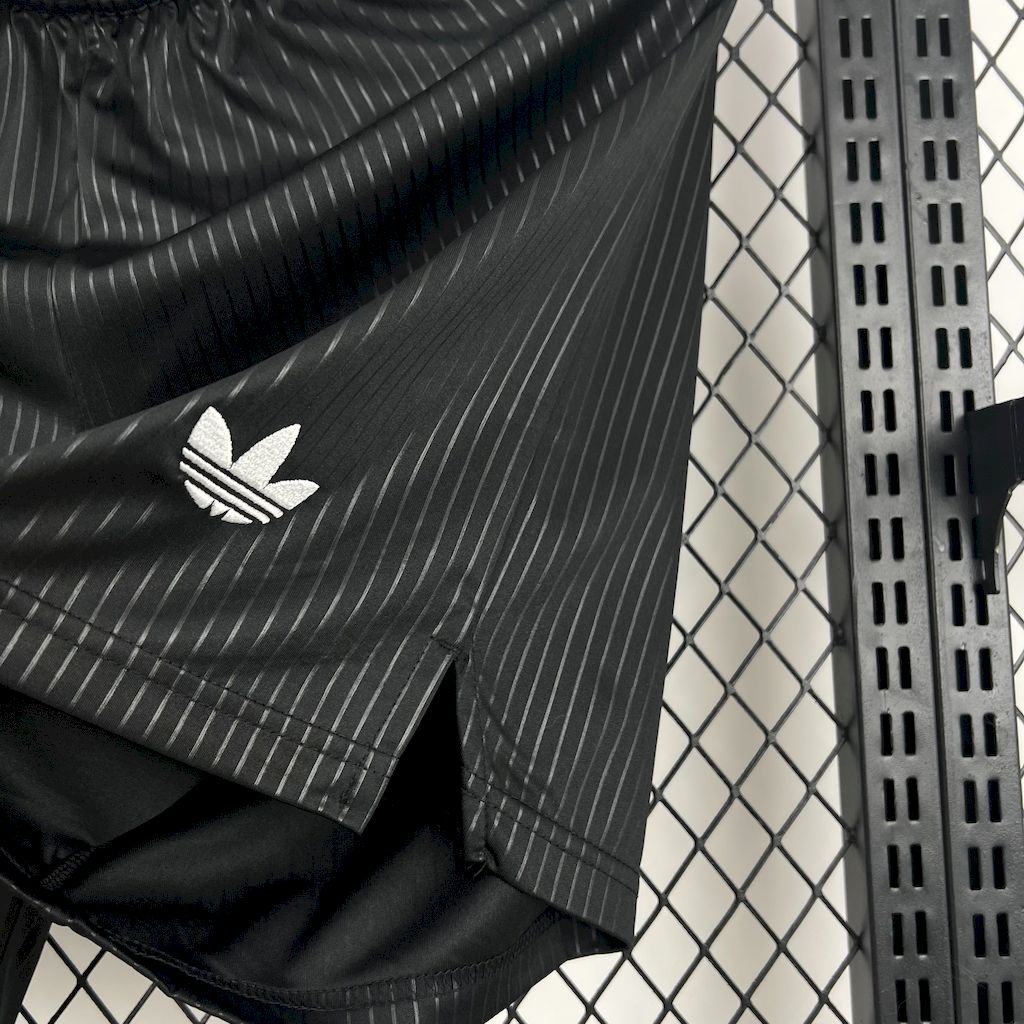 Men's Germany 2025/26 125th Anniversary Black Shorts