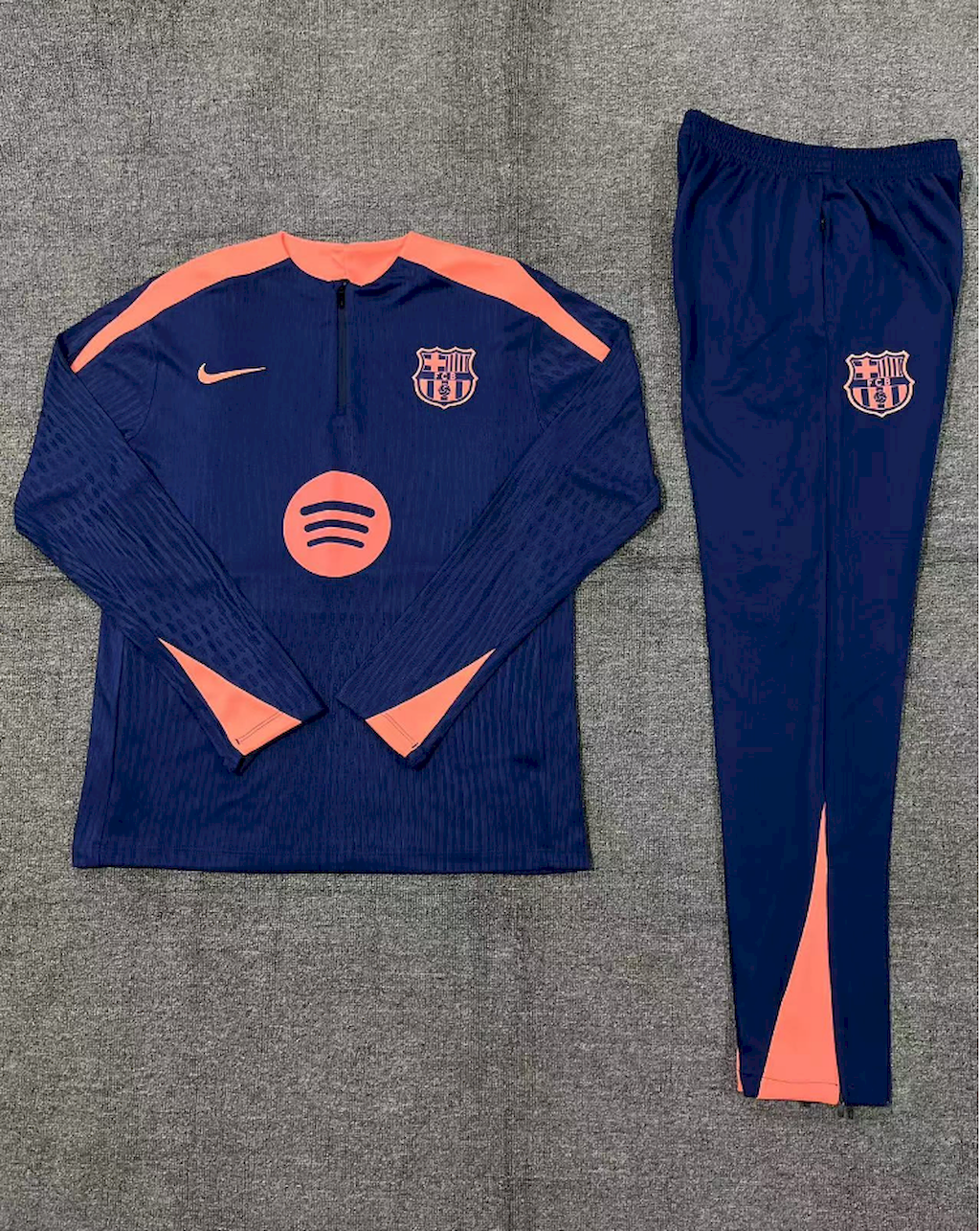 Barcelona 2024/25 Half-Zip Kids Sweater+Pant 14001