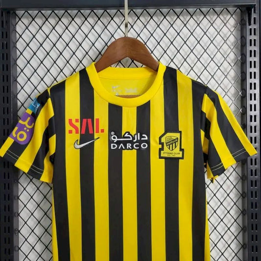 Al-Ittihad Club 2023/24 Home Kids Kit