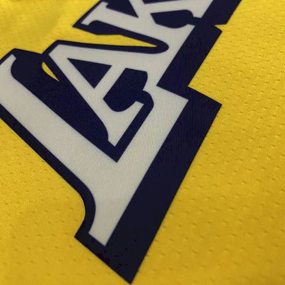 Camisa Anthony Davis Yellow City Edition Masculina Versão Jogador