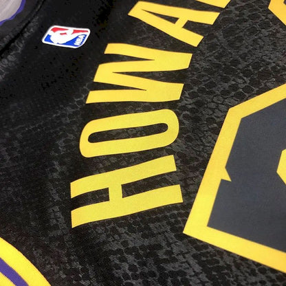 Camisa Dwight Howard Black Mamba versão masculina de jogador