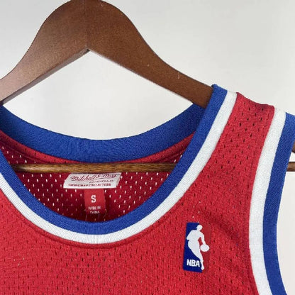 Camisa masculina Kobe Bryant All Star vermelha retrô de 2003