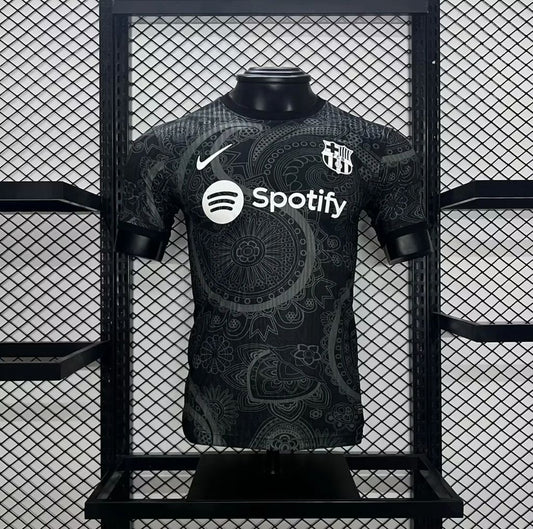 Camisa Barcelona 2024/25 Edição Especial Preta Versão Jogador