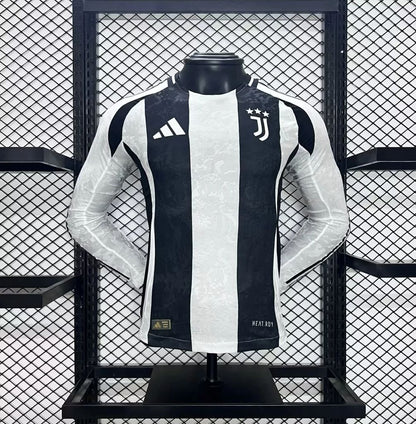 Juventus 2024/25 Home Long Sleeves Jersey Player Version