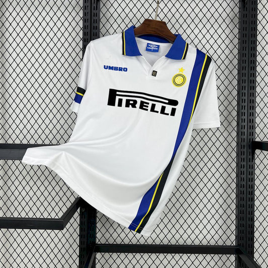 Camisa retrô reserva do Inter de Milão 1997/98