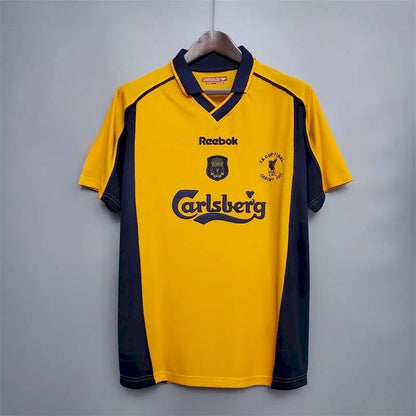 Camisa retrô reserva do Liverpool 2000/01