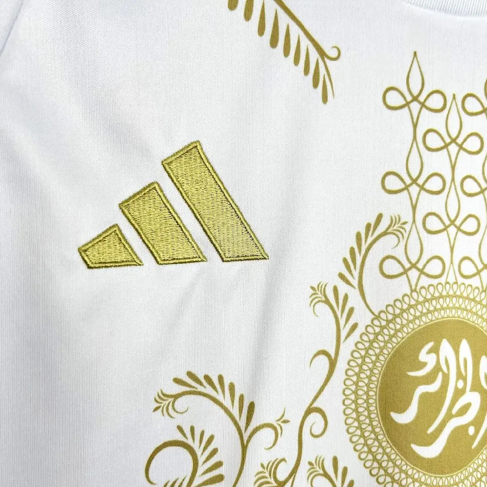 Camisa Karakou Ouro Branco da Argélia 2024/25
