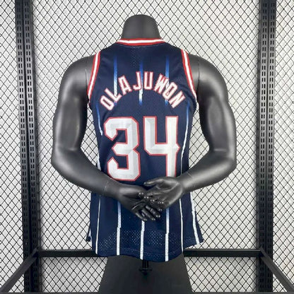 Camisa masculina M&amp;N Hakeem Olajuwon retrô 1996/97