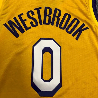 Russell Westbrook Men’s Yellow Swingman Team Jersey – Retro Classic Edition