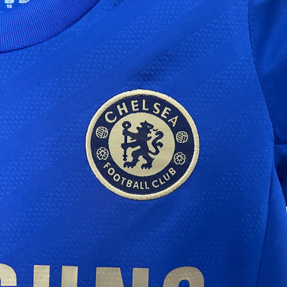 Camisa e shorts retrô infantil Chelsea 2012/13