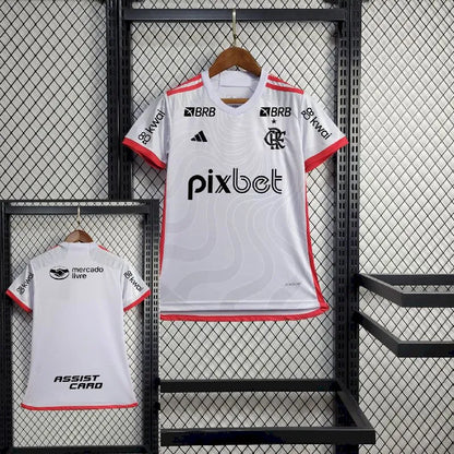 Camisa reserva feminina do Flamengo 2024-25