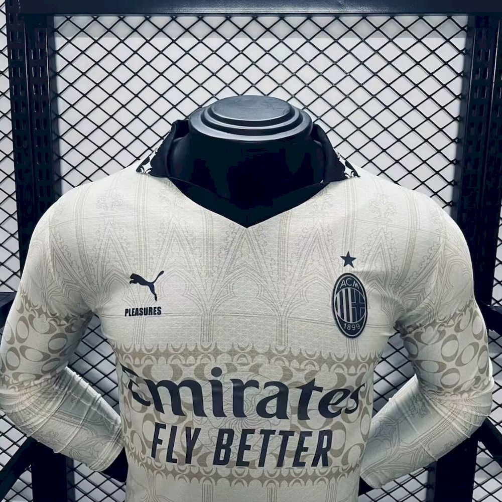 Ac Milan 2024/25 Co Branded Edition Long Sleeves Jersey C Player Version