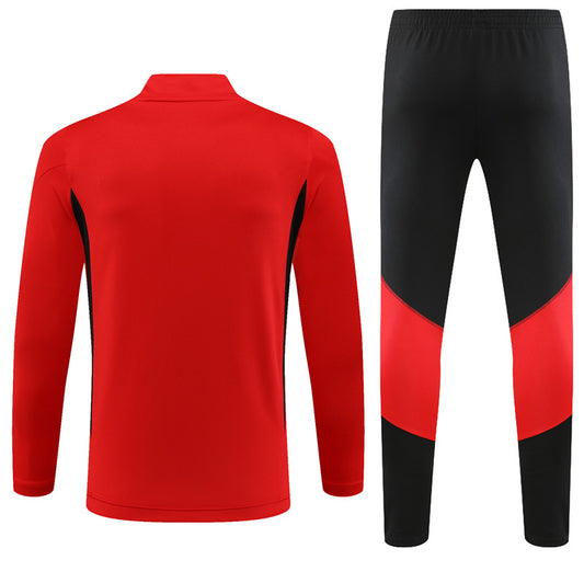 Suéter e calça adulto Manchester United 2023/24 com zíper 14001