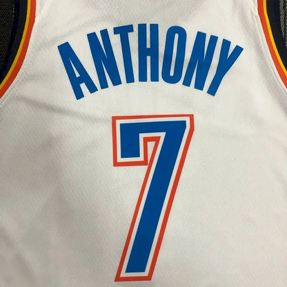 Camisa Swingman Masculina Carmelo Anthony Branca – Edição Associação