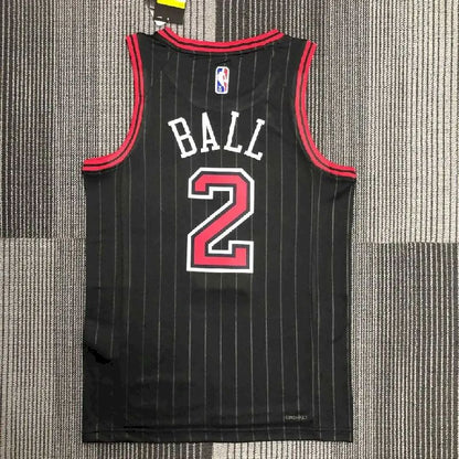 Camisa preta masculina Lonzo Ball Team – Edição Statement