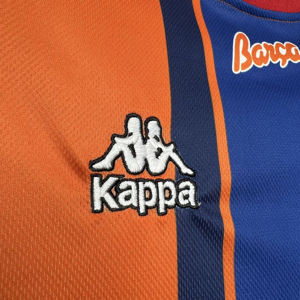 Camisa retrô alternativa do Barcelona 1997/98