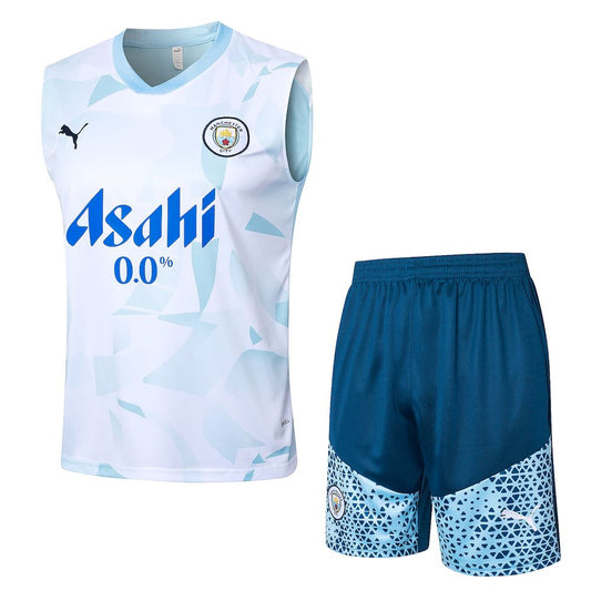 Camiseta regata e short adulto Manchester City 2023/24 815