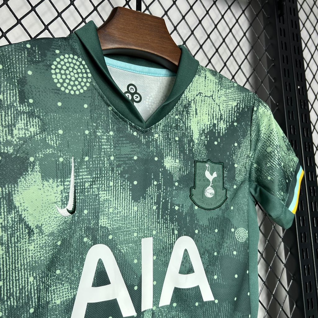 Terceiro uniforme infantil do Tottenham Hotspur 2024/25
