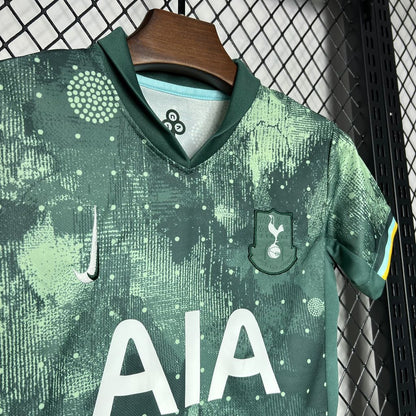 Terceiro uniforme infantil do Tottenham Hotspur 2024/25