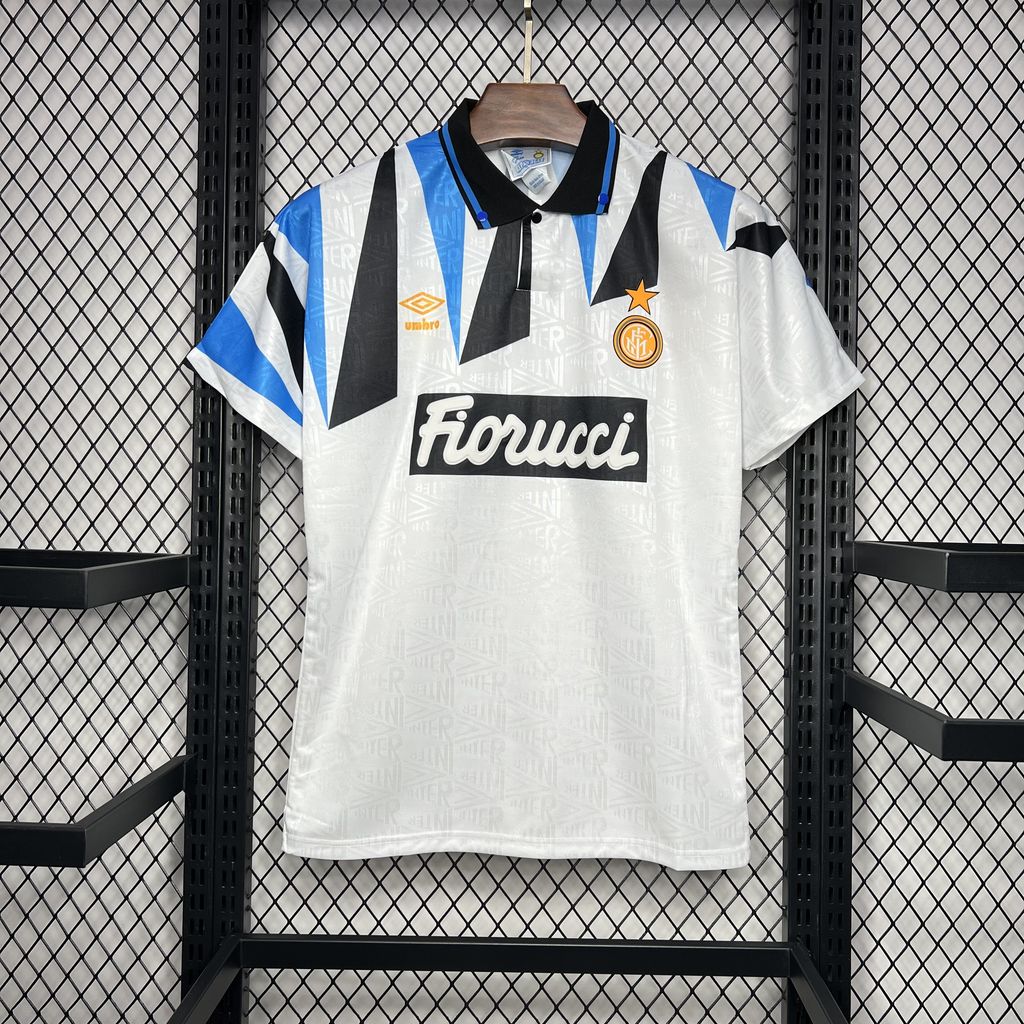 Camisa retrô reserva do Inter de Milão 1992/93