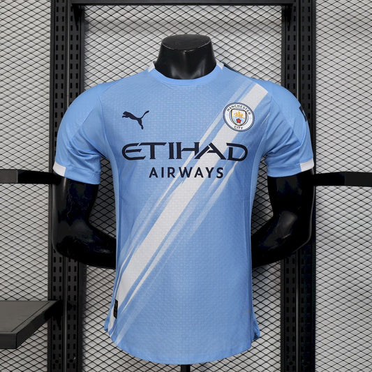 Men's Manchester City 2025/26 Home Jersey Player Version