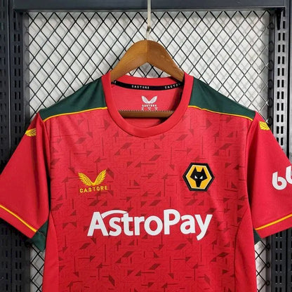 Camisa reserva do Wolves 2023/24