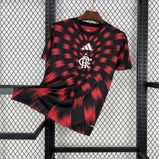 Camisa pré-jogo do Flamengo 2025/26