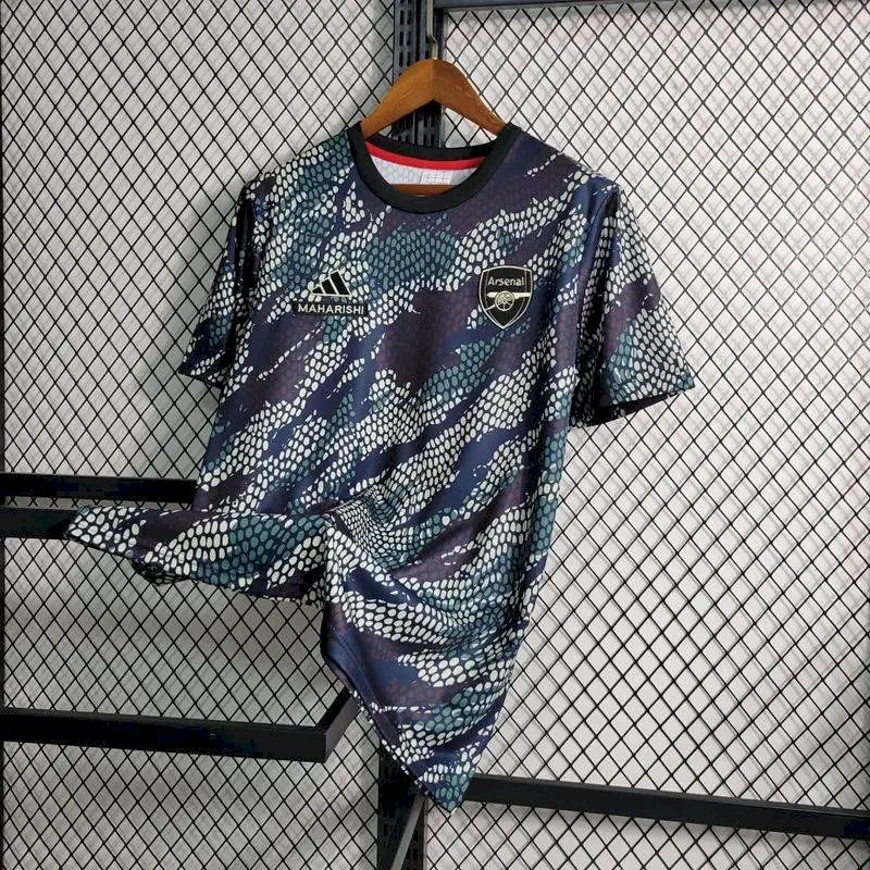 Camisa Maharishi do Arsenal 2023/24 (Mucoca / Preta)