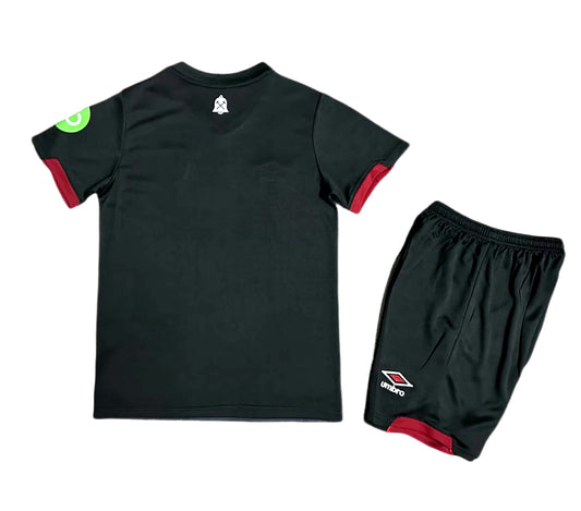 Kit reserva infantil do West Ham United 2024/25