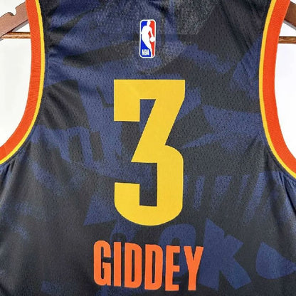 Oklahoma City Thunder 2024/25 Edição da Cidade GIDDEY#3