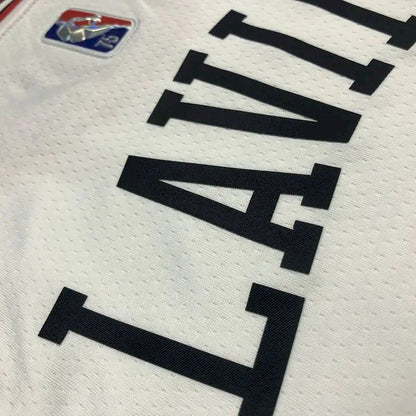 Camisa Zach LaVine Branca Masculina – Edição de 75º Aniversário