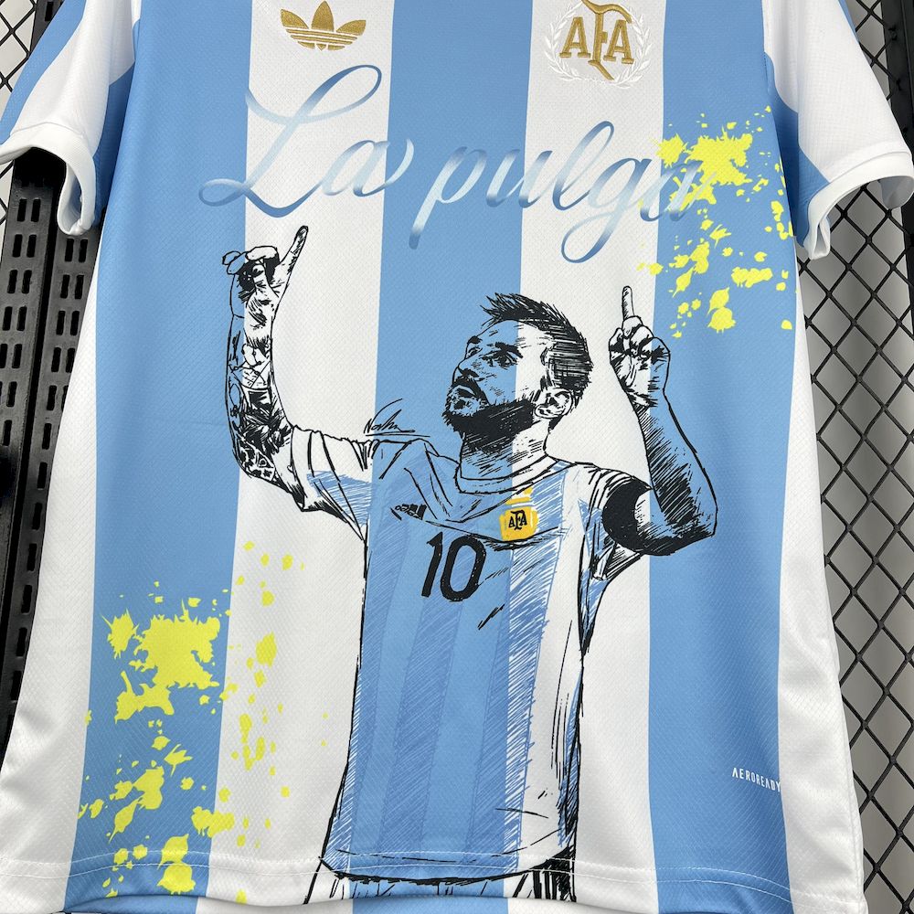 Argentina 2024/25 Adidas 50Th Anniversary Messi Jersey