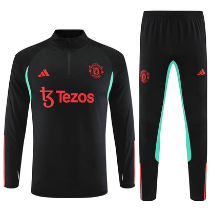Suéter e calça adulto Manchester United 2023/24 com zíper 14001