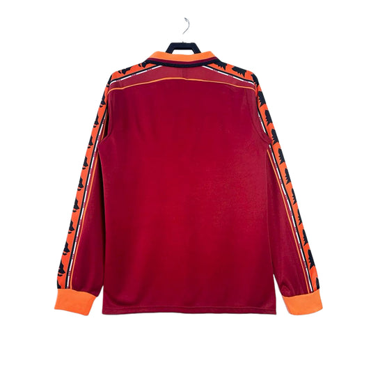 Camisa retrô de manga comprida da AS Roma 1998/99