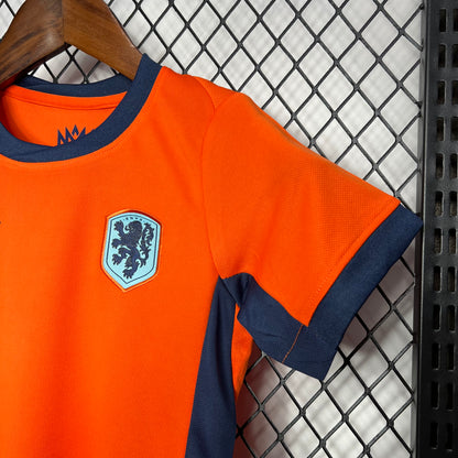 Holanda 2024/25 Euro Home Kit Infantil
