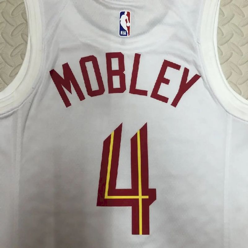 Camisa Evan Mobley Branca Masculina do Time da Casa