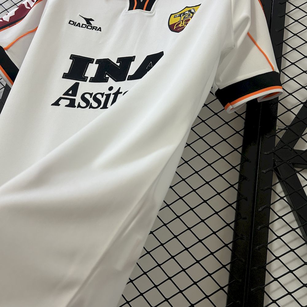 Camisa retrô reserva AS Roma 1998/99