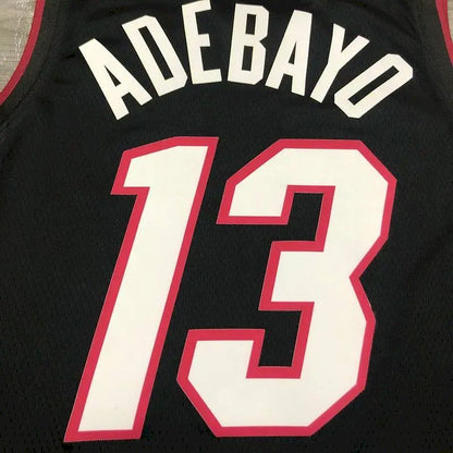 Camisa Masculina Bam Adebayo 2020-21 Preta Swingman Versão Jogador – Edição Ícone