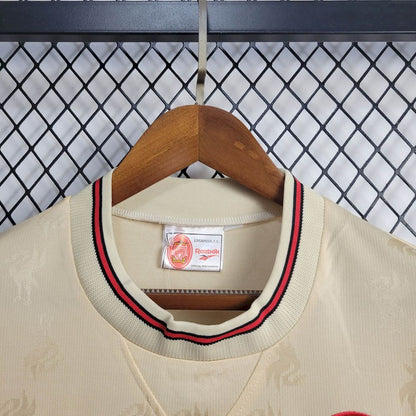 Camisa retrô reserva do Liverpool 1996/97