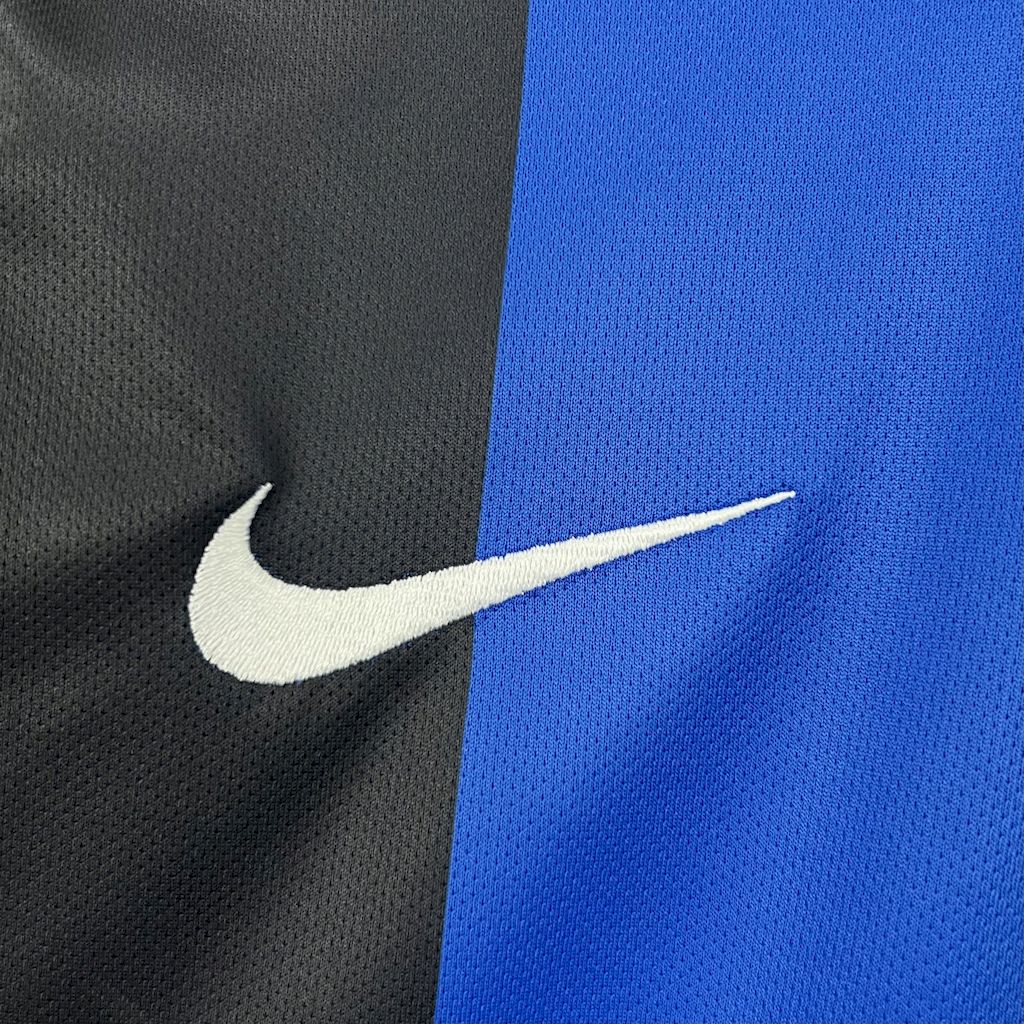 Camisa retrô de mangas compridas Inter de Milão 2004/05 Home