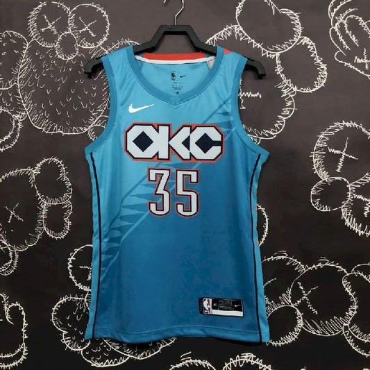 Camisa azul masculina Kevin Durant Team – Edição City