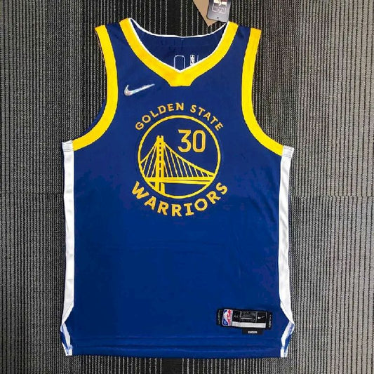 Men’s Stephen Curry Blue Team Jersey – Authentic Edition