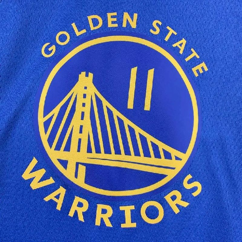 Camisa azul reserva masculina Klay Thompson