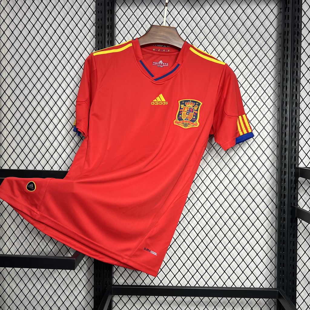 Camisa retrô da Espanha 2010