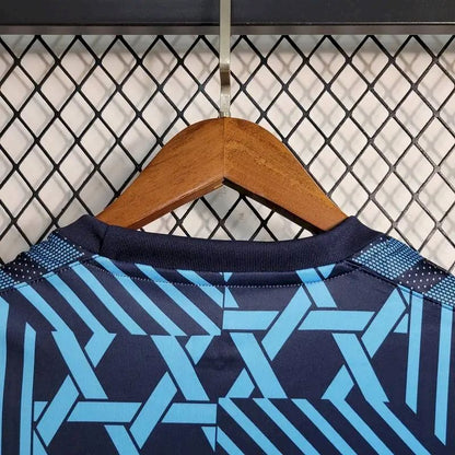 Camisa de treino pré-jogo da Dinamarca 2023/24
