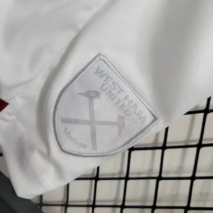 Kit reserva infantil do West Ham United 2023/24