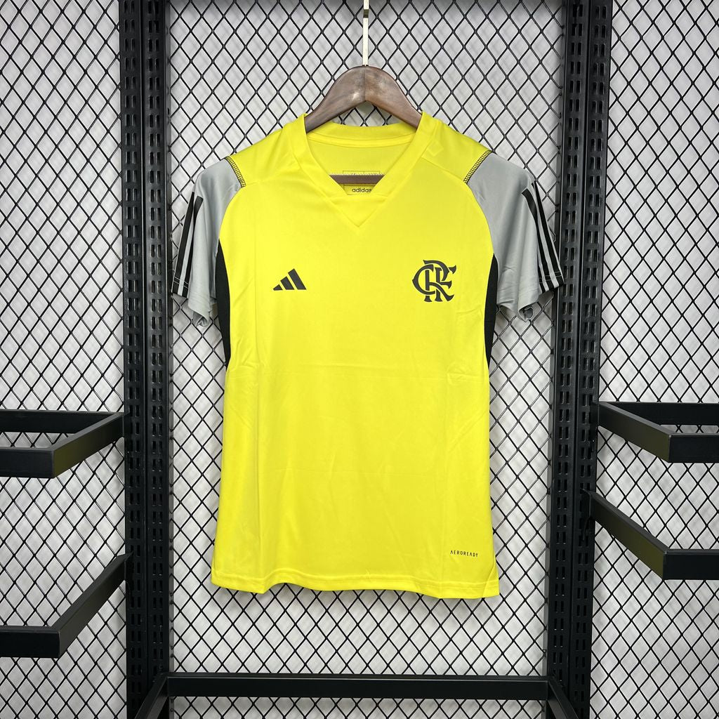 Camisa feminina pré-jogo do Flamengo 2024/25