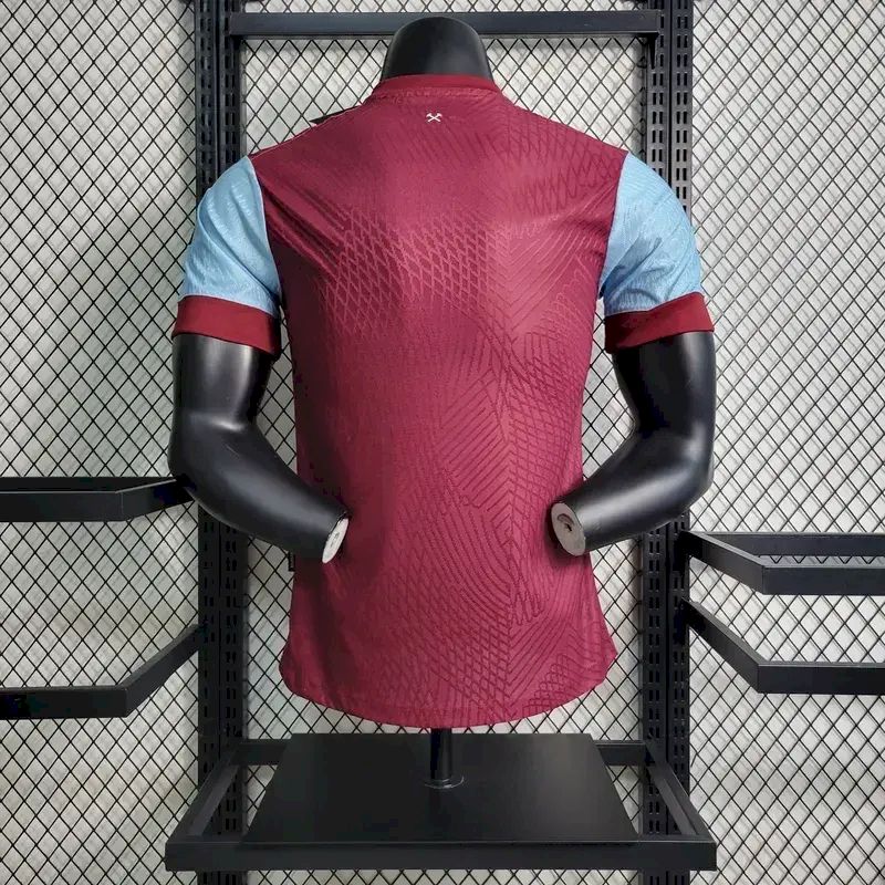 Camisa titular do West Ham United 2023/24, versão do jogador